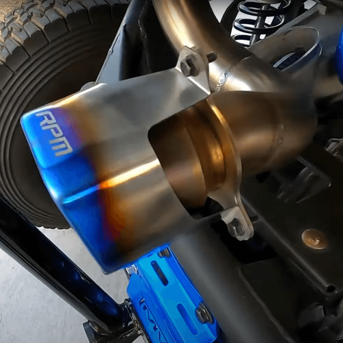 RPM Stainless Replacement Colored Tip Can-Am X3 X ds TURBO RR with Smart-Shox 25 - Picture 2 of 6