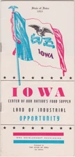 1953 Iowa Land of Industrial Opportunity Booklet
