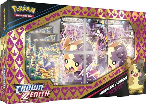 Crown Zenith Morpeko V UNION Playmat Premium Collection Sealed Case Of 6