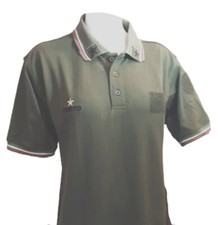 POLO ESERCITO ITALIANO TAGLIA L  MAGLIA ESERCITO RICAMATA ULTIMO CAPO