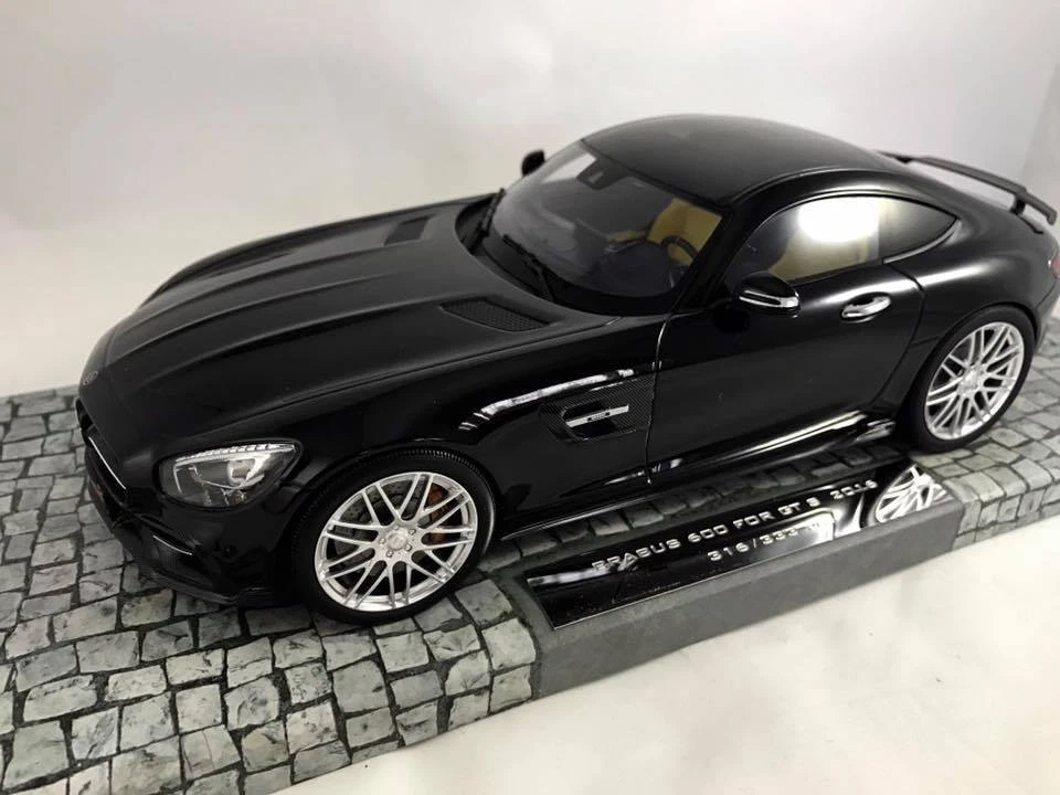 2015 Brabus 600 AUF Basis Mercedes-Benz AMG GT S in Black Resin Model in 1:18 Sc - Image 3 of 4