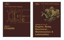 1974 Ford Truck Bronco Econoline Shop Service Repair Manual Book Oem Guide