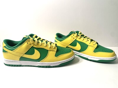NEW Nike Dunk Low Retro \'Reverse Brazil\'  sz-11.5 Nike Dunk Low Retro BTTYS Reverse Brazil Green Yellow Men  main image 2