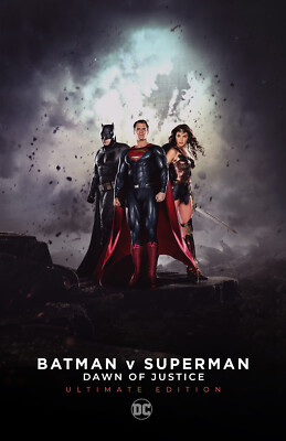 AA0525 Batman v Superman Dawn of Justice Film 2016 Stars Movie Poster 11x17