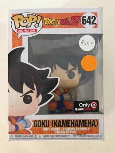 Pop! Figura Vinilo Animación 642 Dragon Ball Z Goku (Kamehameha) Game Stop Excl