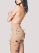 Light Support Pantyhose 20 Denier Graduated Compression 5-7.9 mmHg