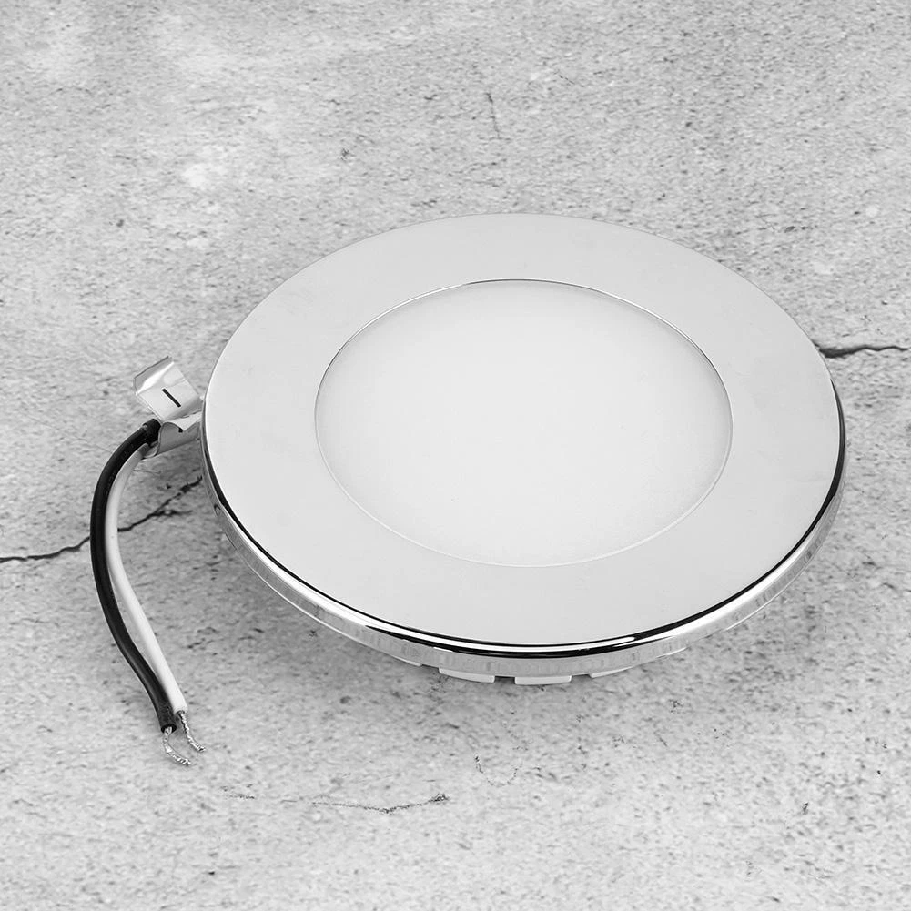 Boat Recessed Ceiling Light 200LM 12V Waterproof Marine LED Round Ceiling Light