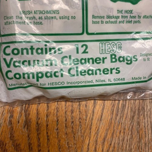 12 Envirocare Vacuum Cleaner Bags Compact Cleaners, Tri Star - New & Sealed - Picture 6 of 7