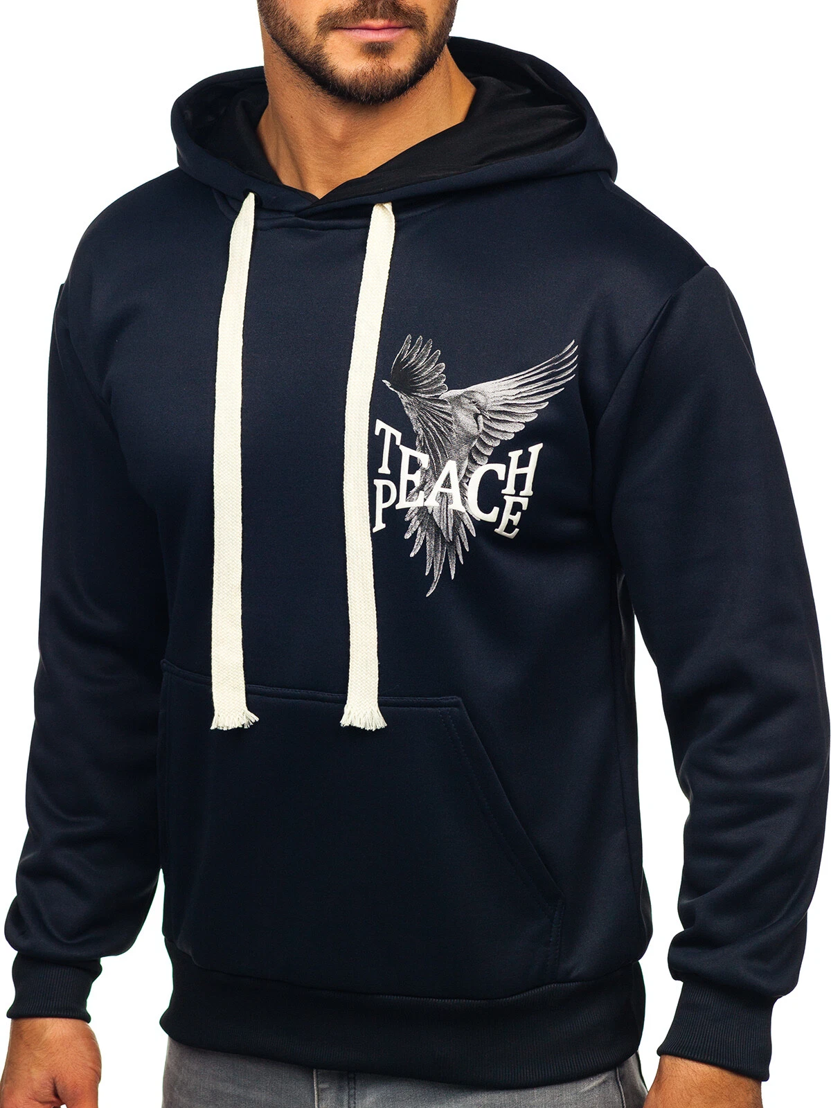 SACAI Felpa con cappuccio pullover felpa con cappuccio stampa classica uomo stampa BOLF