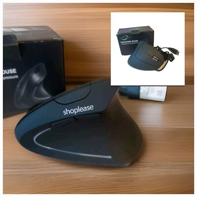 Mouse Vertical Ergonomic 6D Shoplease Laptop Computer Equipment Desk Office 
