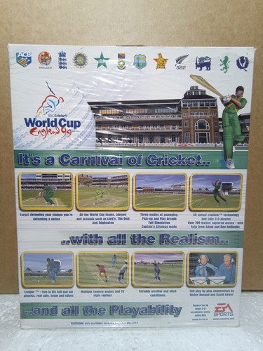 ICC Cricket WorldCup England 99 PC Big Box, NEW! CIB, RARE - Vintage - RETRO! - Picture 2 of 14