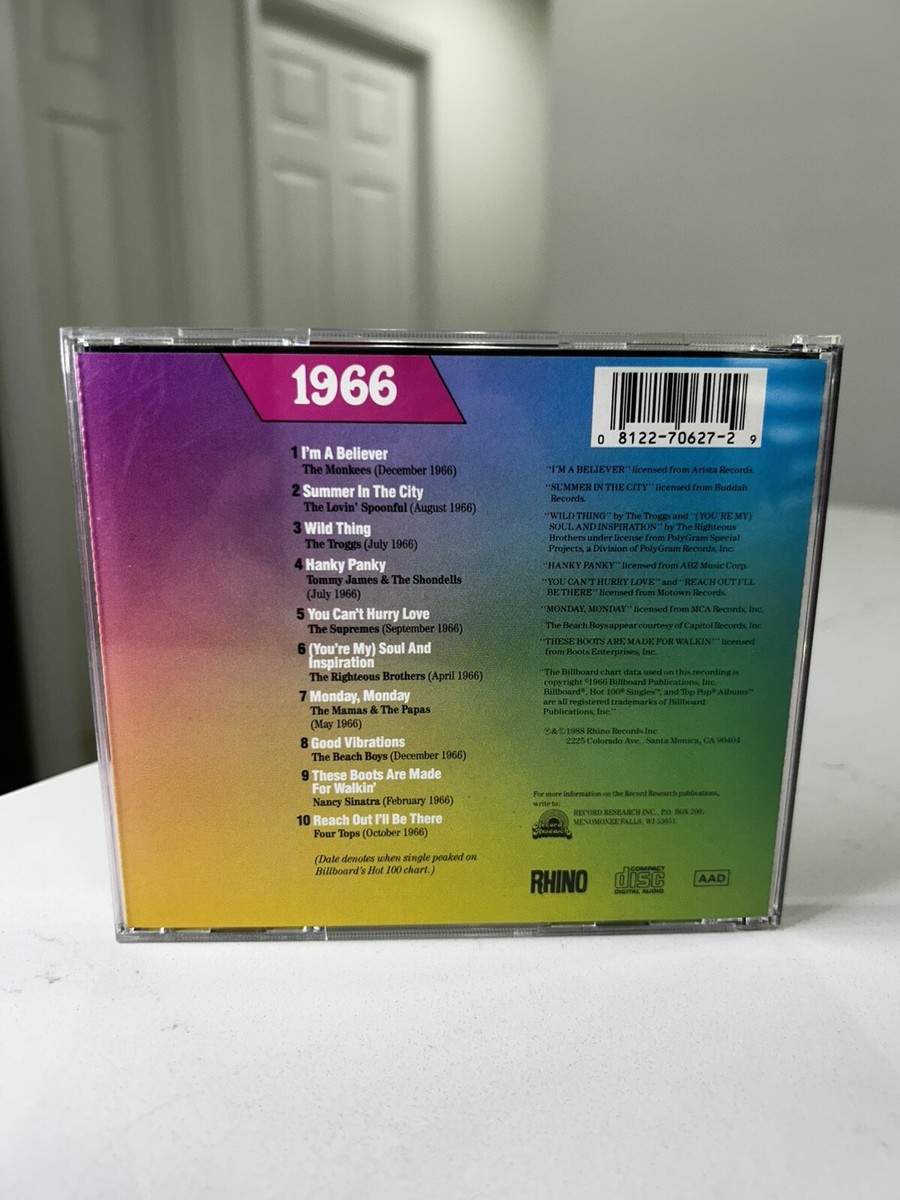 Billboard Top Rock 'n' Roll Hits 1966 CD | eBay