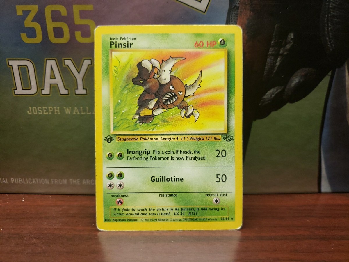 Pinsir 25/64 1st Edition Jungle WOTC Vintage Pokemon Card