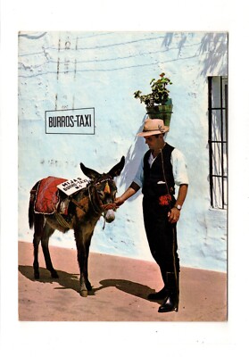 AK Ansichtskarte Mijas / Costa del Sol / Burros taxi / Spanien