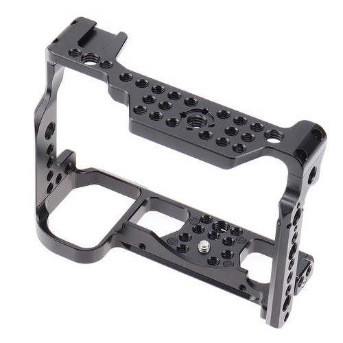 CNC Aluminum Camera Cage Extension Frame Cold Shoe for Nikon Z5/Z6/Z7/Z6II/Z7II - Picture 5 of 10