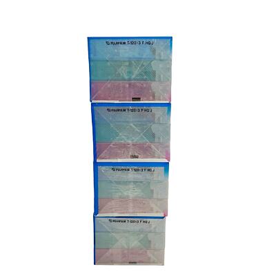 日本レントゲン　VHS Total of 12 Fujifilm 120 Clear Color Transparent VHS Blue