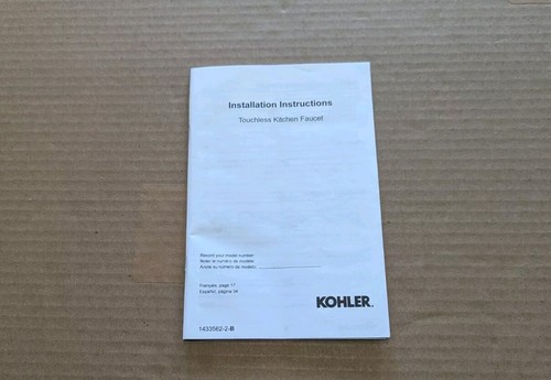 Kohler 23832-BL Rubinetto lavandino da cucina touchless riff nero opaco - Foto 9 di 9