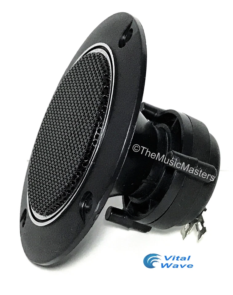 (4) Flush Mount 4" inch Round Super Horn TWEETERS Speakers Car Audio Home Stereo - Image 2 of 4