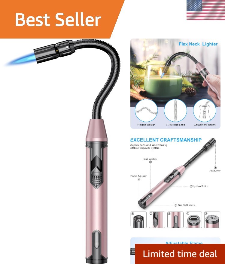 With Safe 4.5" Flexible Neck & High-intensity Flame
