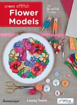 Cross Stitch Flower Models: 20 Beautiful Frames - Paperback - VERY GOOD