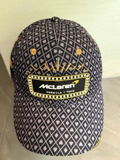 McLaren Men's Adjustable Curved Brim Casual Sports Baseball Cap Hat Black