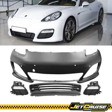 Fits 10-13 Porsche Panamera Front Bumper Cover Conversion 4S Style PDC Hole
