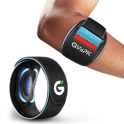 Gviipk Upgraded Tennis Elbow Brace for Men Women, Adjustable Golfers Elbow Su...