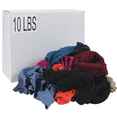 #ad Recycled Cotton Sweatshirt Cloth Rag 10 Lb. Varies Sizes Assorted G325010pc $15.49