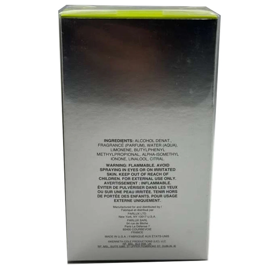 Kenneth Cole Reaction Cologne 3,4 oz / 100 ml EDT spray para hombres - SELLADO Foto 2 de 3