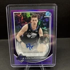 2025-26 Bowman Chrome PURPLE REFRACTOR Kyle Filipowski Auto /250 Utah Jazz