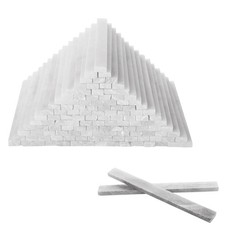 200Pcs Flat Soapstone Pen Welding White Soapstone Refills Soap Stones Chalk S...
