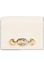 GUCCI CREAM ZUMI GG LEATHER WALLET