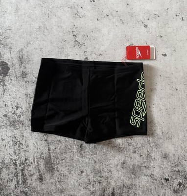 Speedo Boom Logo Placement Aquashort Kids BLACK