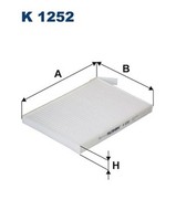 Filtron Innenraumfilter K 1252 Partikelfilter FüR Renault Koleos 1 Dci HY0K 4X4