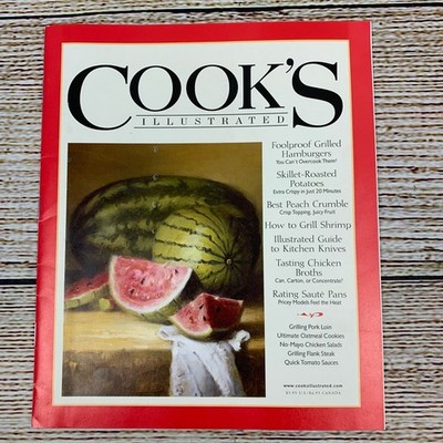 Cook's Illustrated Magazine Recipe Cookbook Food and Drink