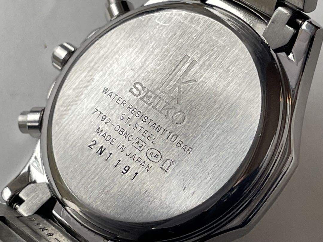 Seiko Lk/Lukia 7T92-0Bn0 Analog Quartz Men Lk Lukia