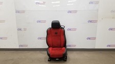 20 Dodge Challenger Scat Pack Seat Front Left Driver Red Black Leather Suede