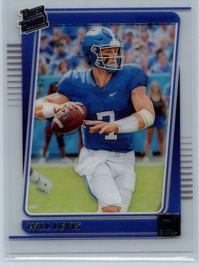 2023 Panini Chronicles Draft Picks #29 Will Levis Clearly Donruss