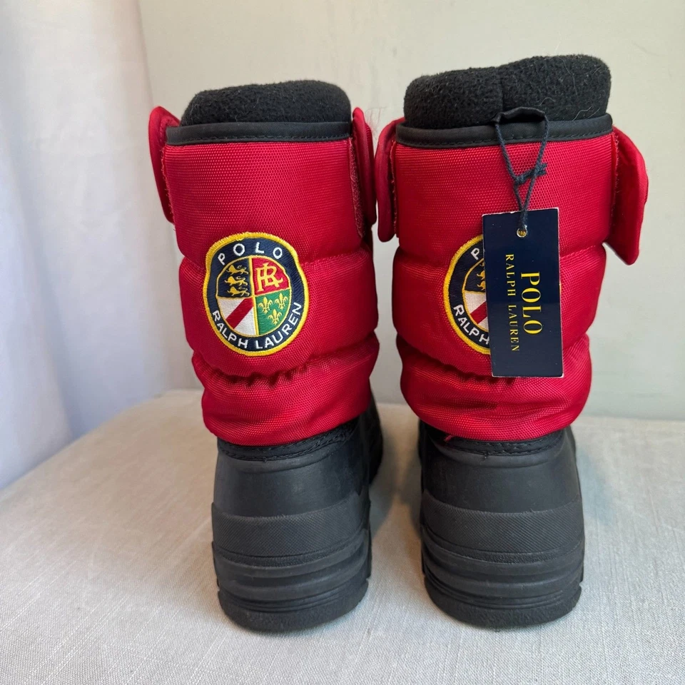 NUEVO CON ETIQUETAS Polo Ralph Lauren Niños Hamilten II EZ Botas de Nieve | Talla 5 | Forro Polar Foto 2 de 4