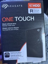 Seagate One Touch 1TB External HDD USB 3.0 5400RPM PW Protection factory Sealed