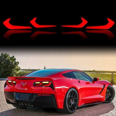 VLAND For 14-2019 Chevrolet C7 Corvette FULL LED Tail Lights Sequential Assembly