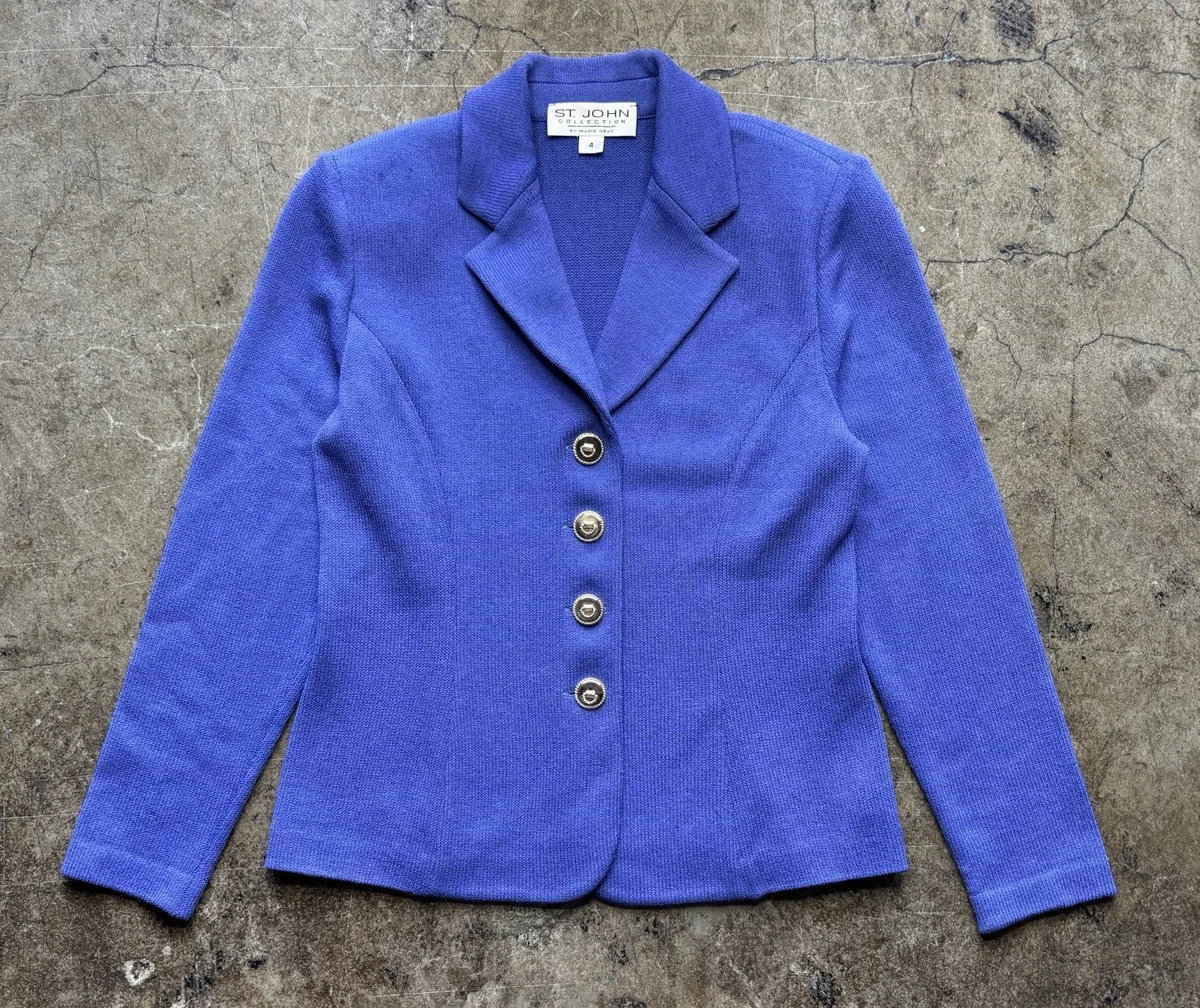 St John Knits Marie Gray In Women's Coats & Jackets for sale | eBay
