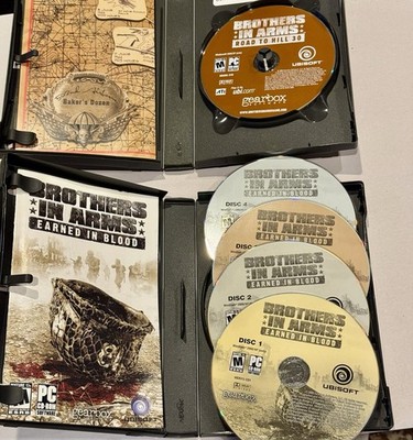 Brothers in Arms PC Lot Road to Hill 30 & Earned in Blood Complete Ubisoft