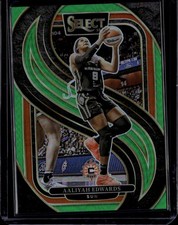 2025 Panini Select WNBA Neon Green Aaliyah Edwards #139 /75 | Connecticut Sun