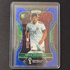 🔌IU 2022 PANINI PRIZM FIFA WORLD CUP QATAR BLUE CHOICE /135 RC ERICK GUTIERREZ