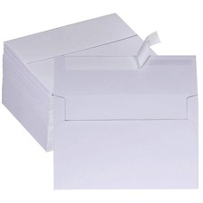150 Pack Bulk A9 Invitation Envelopes in White Peel Press Self Seal 5 3/4 x...