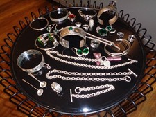 Sterling Silver 925 Jewelry – 375.33 g – Rings , Bracelets , Chains , Earrings