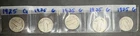Lot of (5) 1925 Standing Liberty Quarters, Good Condition! 100 Years Old!