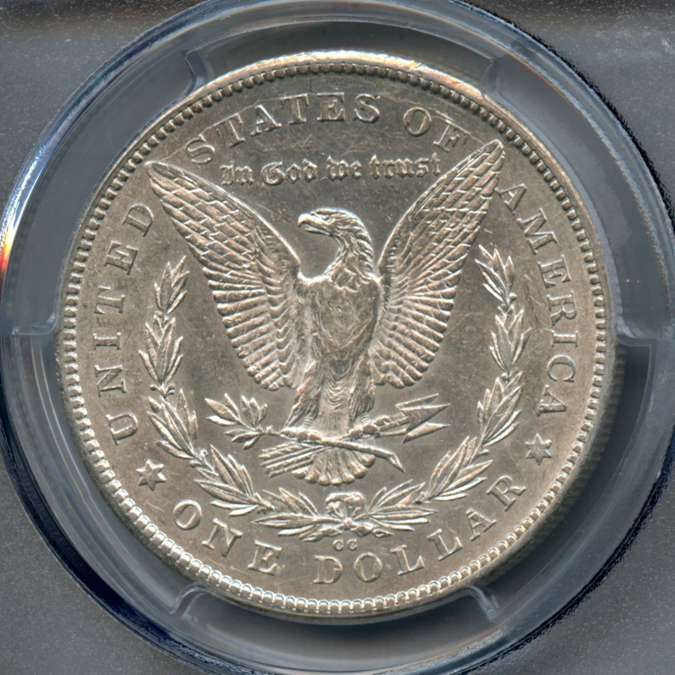 1878 CC Morgan Silver Dollar PCGS AU 50 - Image 4 of 4