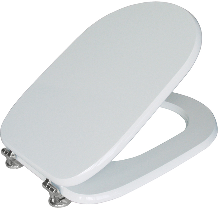 COPRIVASO COPRIWATER IN LEGNO MDF BIANCO BEMIS SEDILE MOD. SINTESI CESAME